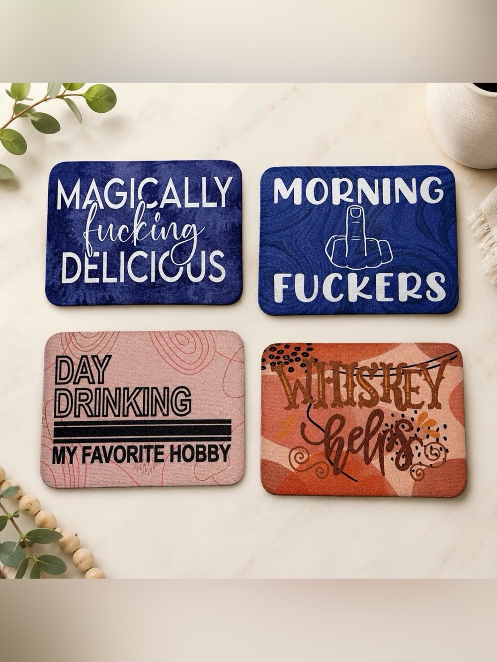 NWT Adult Humor Magnet Set | Funny Fridge Magnets for Home Bar